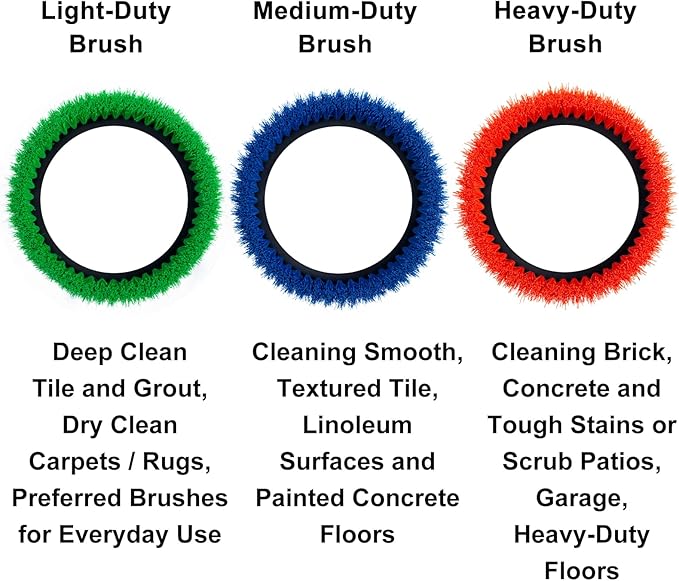 Commercial Scrub Brush for Orbital Floor Scrubber, Compatible
