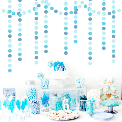 Light-Royal Blue Party Decorations Garland - 52Ft Mens Boy Birthday Baby Shower Bachelorette Graduation Hanging Streamers Banner,Dusty Bridal Wedding Backdrop Decor Huglony