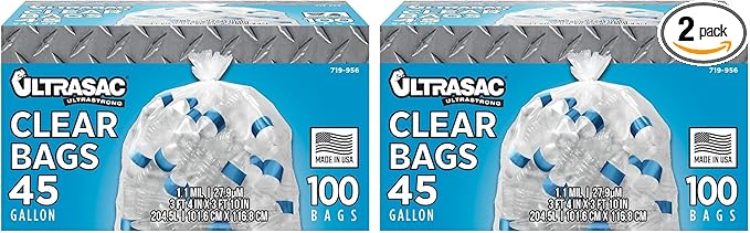 Ultrasac - Recycling Bag, 45 Gallon, 1.1 Mil