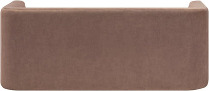 Livabliss Maryann Modern Bench, 24" H x 60" W x 23" D, Clear