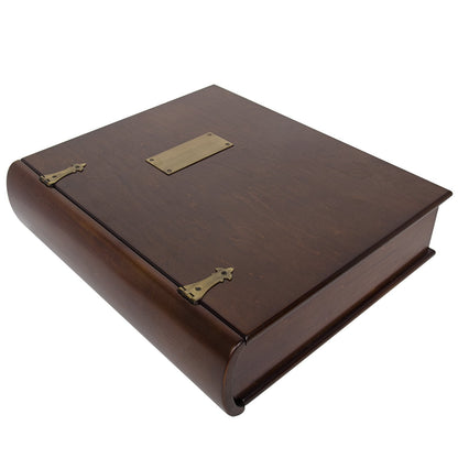 Arolly Large Premium Wood Memory Keepsakes Box - Treasure Decorative Storage Chest Organizer with Aesthetic Finish for Photos Jewelry Trinkets Collectible Mementos