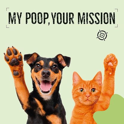 Certified Compostable Dog Poop Bags – ASTM D6400 Plant-Based Cornstarch Biodegradable Pet Waste Bags, Extra Thick Leak-Proof, Fits Standard Dispensers (240)