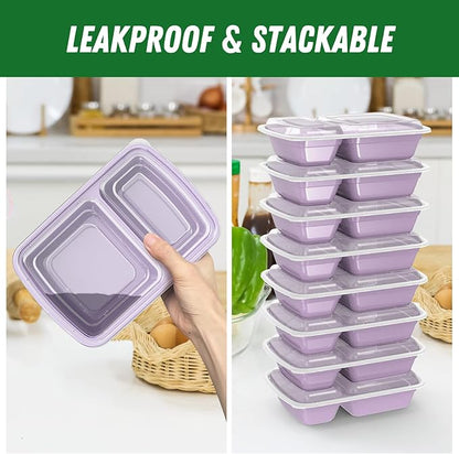 50 Pack 28 oz Meal Prep Containers Reusable