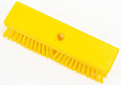 SPARTA Plastic Floor Scrub Brush, Brush Head Only, Deck Brush