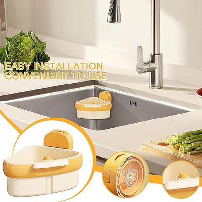 LLQ 2PACK Sink Strainer Basket, 2025 New Upgraded Suction Cup Press Sink