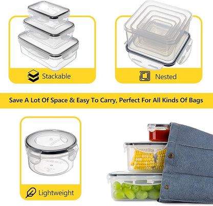 52 PCS Food Storage Containers Set