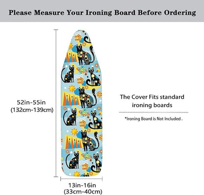 Black Cat Ironing Board Covers