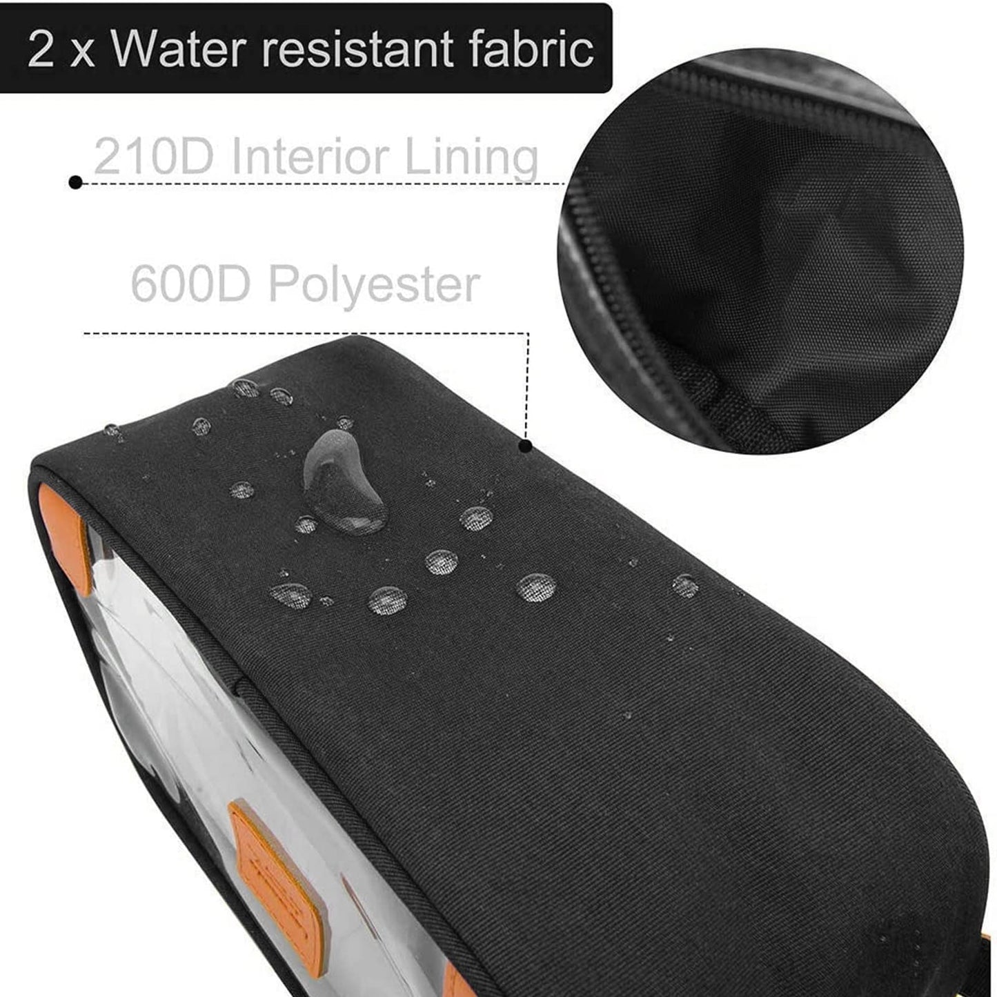 Lermende Clear Toiletry Bag for Traveling, Large Toiletry Bag for Men. Hanging Dopp Kit/Travel kit/Clear Mens Bag/Unisex Bathroom Travel Bag for Mens(Black)