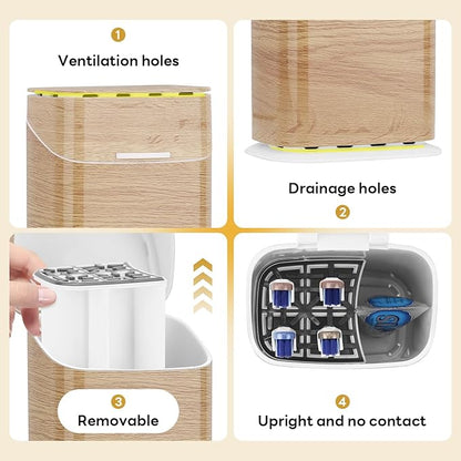Toothbrush Holders with Cover