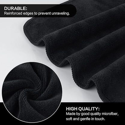 SINLAND Microfiber Facial Cloths Fast Drying Washcloth 12inch x 12inch