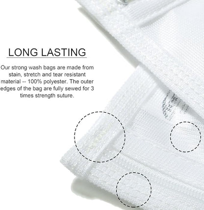 TENRAI Delicates Laundry Bags, Bra Fine Mesh Wash Bag