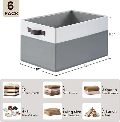 Criusia Closet Organizers and Storage Baskets
