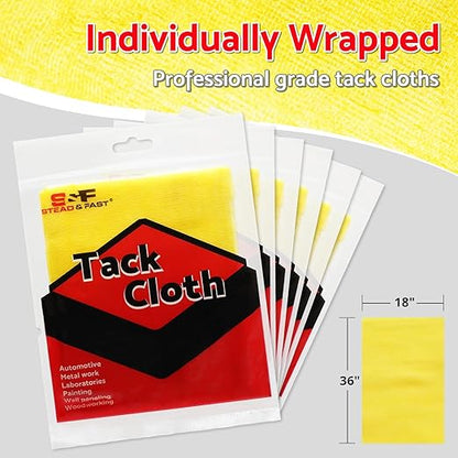S&F STEAD & FAST Tack Cloth, Heavy Duty High Density 28×24 Mesh, Tack Cloths
