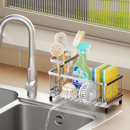 SWTYMIKI Sink Caddy Sponge Holder