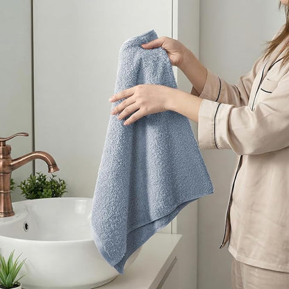 REDKISS 4-Pack Luxury Hand Towels, 16x32 Inch 450 GSM 100% Cotton, Super Soft