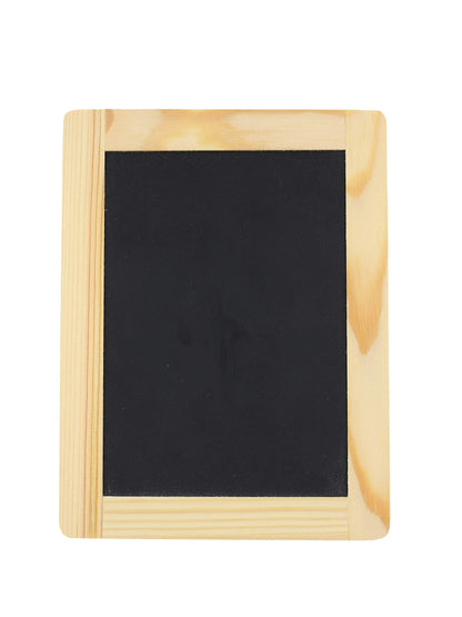 Creative Hobbies® Synthetic Chalkboard with Unfinished Wood Frame, 4 x 6 Inch -Pack of 6 Chalkboards