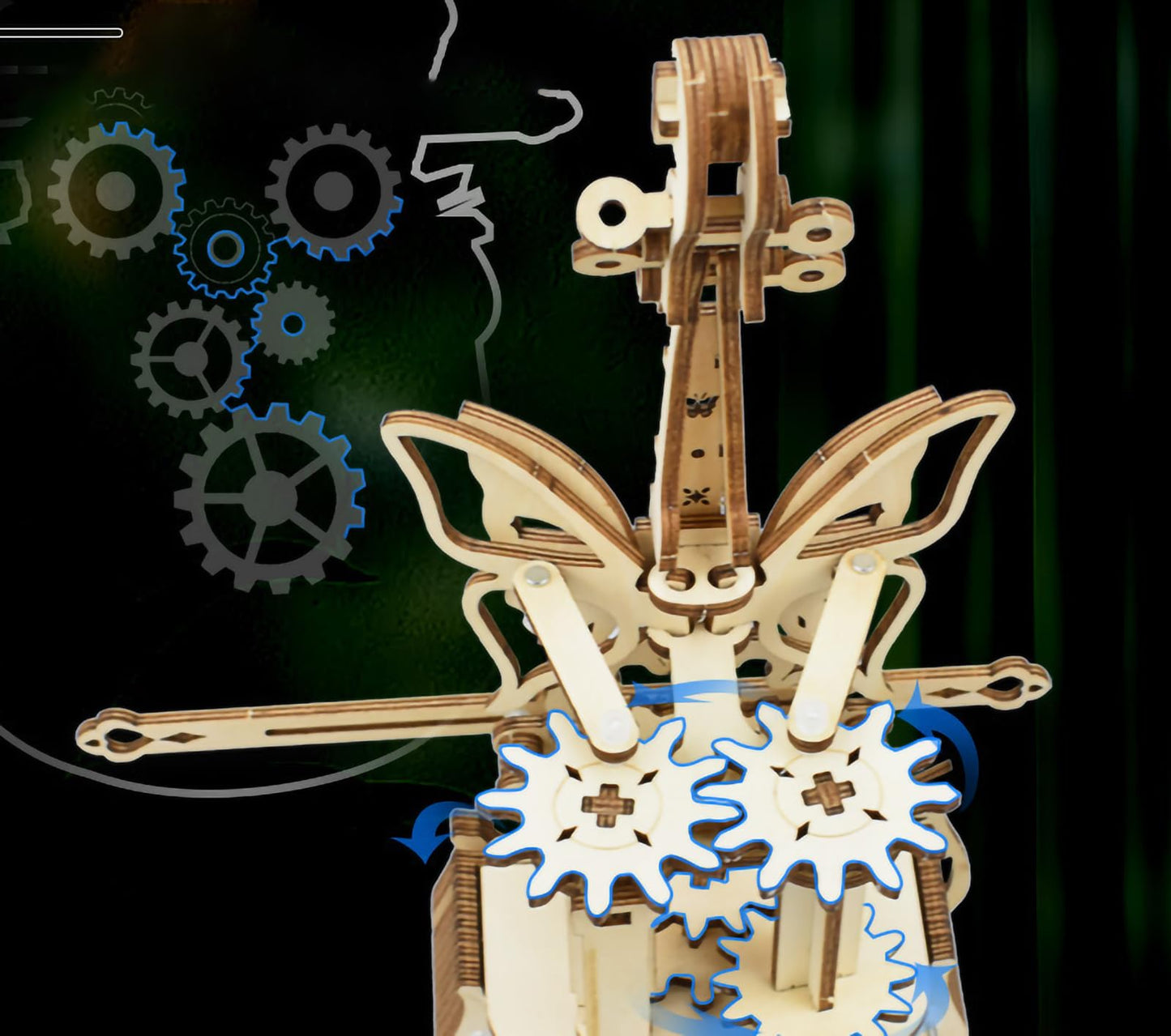 3D Wooden Brain Teaser Puzzle for Teens Wooden Music Boxes Cello Model Kits for Adults DIY Building Wood Crafts Mechanical Puzzle Building Kits for Kids Age 8+Years Old