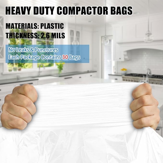 30-pack Trash Compactor Bags