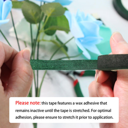 Vignor Floral Arrangement Kit with Green Flower Tape, Metal Wire, Ribbon, Flores Cutter, Scissor, Glove, Boutonniere Pin for Stem Wrap Florist Supplies Bouquet Accessories DIY Craft (10-in-1 Set)