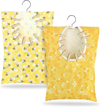 Bee Honeycomb Clothespin Holder