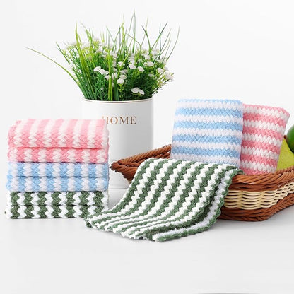 Homaxy 18 Pack Kitchen Dish Cloths, Ultra Soft and Absorbent Dish Towels