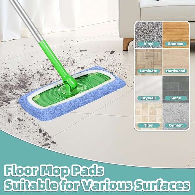 Reusable Mop Pads Compatible