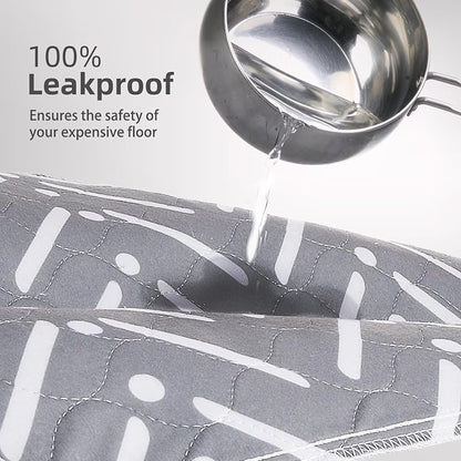 PUPTECK Reusable Dog Pee Pads, 2 Pack Non-Slip Washable Waterproof, Fast Absorbing Puppy Pads Whelping Mat, for Couch, Crate, Potty Training 36" x 41"