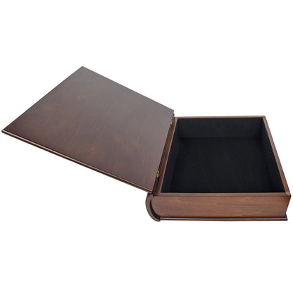 Arolly Large Premium Wood Memory Keepsakes Box - Treasure Decorative Storage Chest Organizer with Aesthetic Finish for Photos Jewelry Trinkets Collectible Mementos
