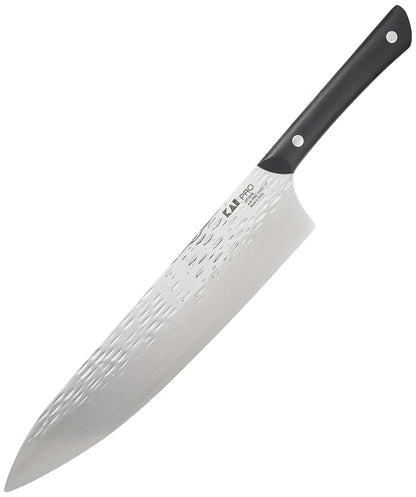 Kai PRO 6" Chef’s Knife, Hand Sharpened Kitchen Knife for Professional and Home Chefs, Japanese AUS6M Stainless Steel Blade, Full-Tang POM Handle, NSF Certified