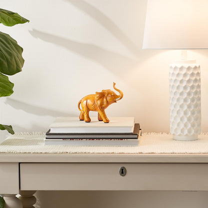 Zingz & Thingz Savannah Jungle Collection Decorative Animal Figurine, Lucky Elephant, 6.375x2.625x5.125