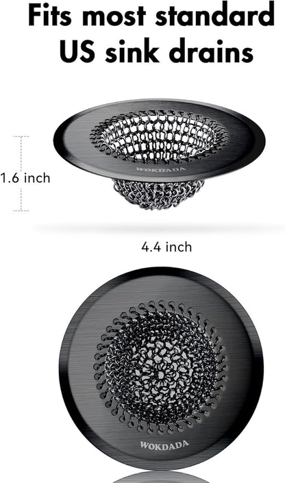 Sink Drain Strainer, Reversible Mesh Sink Strainer