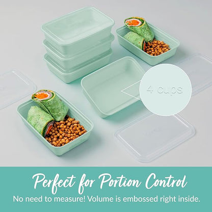 Bentgo Prep - 20-Piece 1-Compartment Reusable Meal Prep Containers