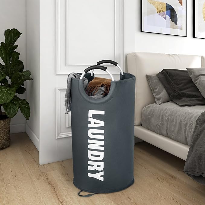 ZEROJETLAG 115L X-Large Laundry Basket Collapsible Hamper