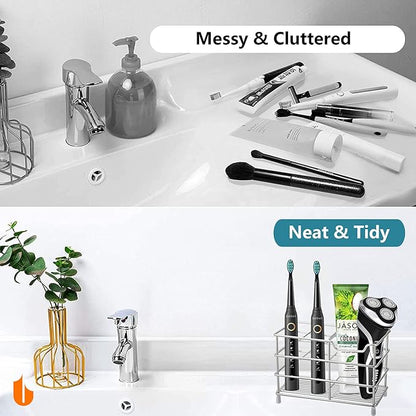 Urbanstrive 304 Stainless Steel Bathroom Toothbrush Holder Toothpaste Holder
