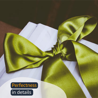 Morex Ribbon Double Face Satin Ribbon 7/8" X 50 YD Jasmine Green Ribbon for Gift Wrapping, Birthday Gift Cards, Satin Dress for Women, Silk Ribbons for Crafts, Wedding Gifts for Couple