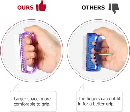 Handle Grip Nail Brush, Nail Brushes Hand Fingernail Brush Cleaner Scrubbing