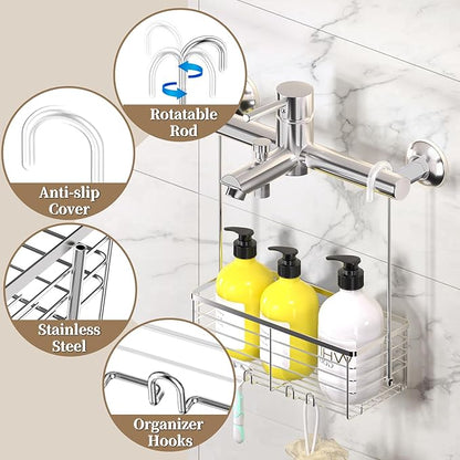 DELLAN Hanging Shower Organizer, Shower Rack