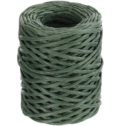 Syhood 130 Feet Floral Wire Rustic Vine Bind Wire for Craft Wrapping Flower Bouquets(Dark Green, 1 Roll)