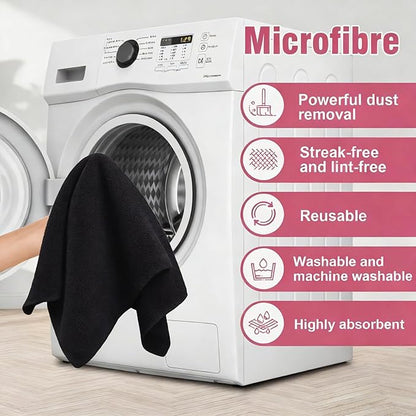 4 Pcs Extra Large Microfiber Cleaning Cloth 30 x 20 Inch Reusable Thick