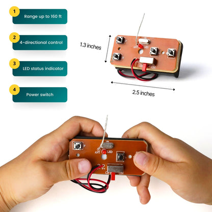 STEM Wooden Racing Car Kit for Kids Age 8-12 – DIY Science Experiment, Wood Building Project, Perfect Educational Gift for Boys & Girls 8 9 10 11 12 Years Old