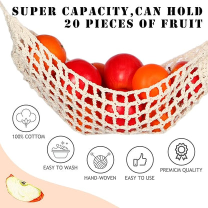 Hanging Fruit Hammock Under Cabinet
