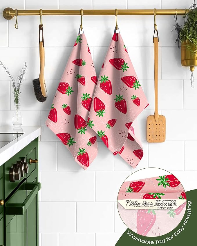 Flour Sack Kitchen Towels Set of 2-18x26 Cotton Dish Towels