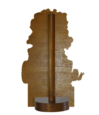 British Fun Toilet Roll Storage & Kitchen Towel Holder Wooden Stand | Green Tractor Gift | Novelty Kitchen & Bathroom Decor & Accessories | A Great Gift Idea for Young Farmers and Tractor Enthusiasts