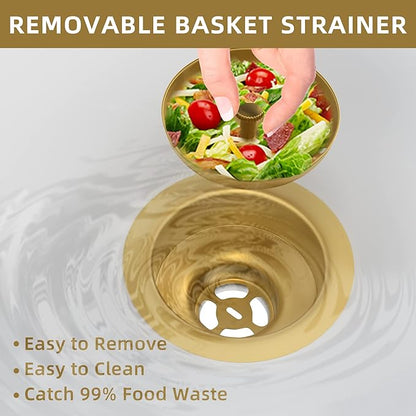 Kitchen Sink Drain Gold Sink Drain Strainer