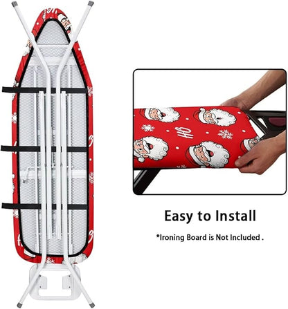 Cute Christmas Santa HOHOHO Ironing Board Cover Table Top Ironing Board Cover