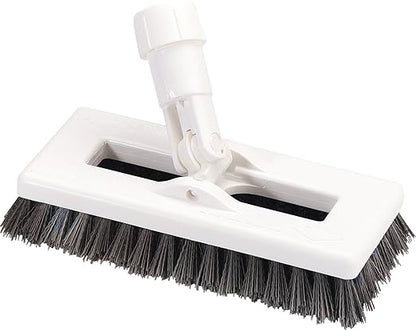 SPARTA 363883103 Plastic Block Swivel Scrub Brush, Polyester Bristles