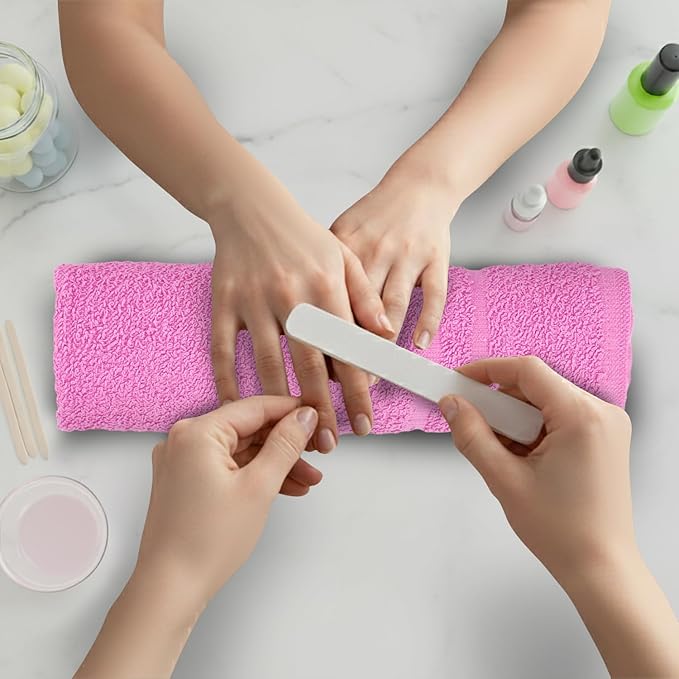 Hand Towels Pink Economy Towels Salon Towels