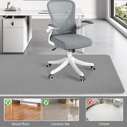 Office Chair Mat for Hardwood Floor & Tile Desk Mat for Rolling Chairs Protect Hardfloor Desk Area Rug for Workstations, Durable Chair Mat for Home and Office Use (Light Grey, 36X55 in)
