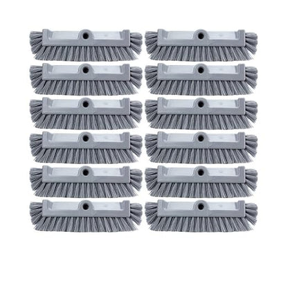 SPARTA Multi-Level Tile Scrub Brush 12" Wide Brush Head, Heavy-Duty Tile