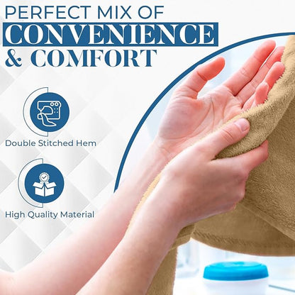 DAN RIVER 6-Pack Premium Hand Towels